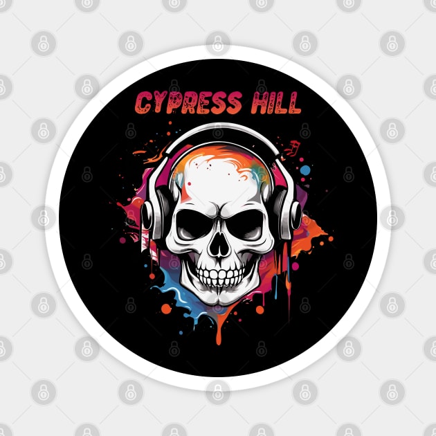 cypress hill Magnet by Coretan MudaKu